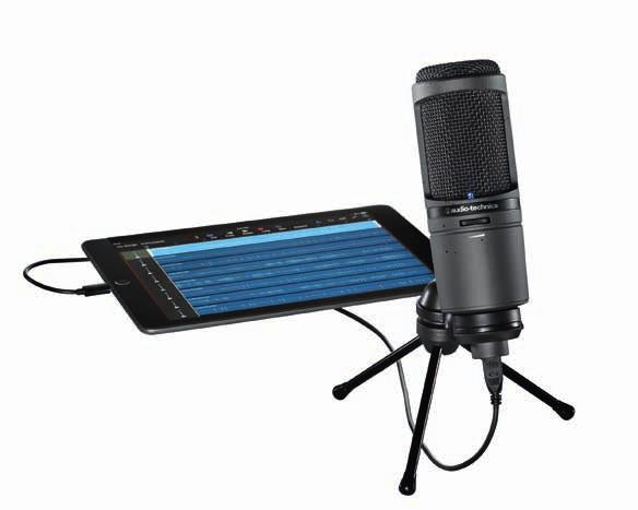 USB Microphones AT2020USBi USB Cardioid Condenser Microphone cardioid top applications: voiceovers, podcasting, home studio recording, mobile recording Condenser microphone with digital output for