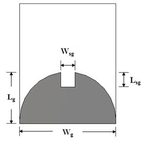 Where reff is the effective relative dielectric constant, then the lower resonant frequency f L relative to the radiating patch can be determined by [11]: f L C0 (2) 2(Wp+Lp) reff where, c 0 is