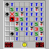Example 1: Minesweeper A board with mines hidden locate the mines but don't click on one!