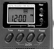 9 SLEEP FUNCTION The sleep function enables the radio to play for a specified time before automatically shutting off (from 1 hour 59 minutes to just one minute).