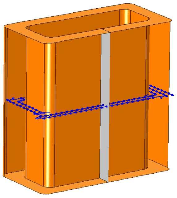 Coil excitation method Excitation source is modeled as an internal cross section boundary called an Input Need to take care while drawing the geometry so that we create this internal