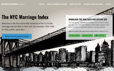 nycmarriageindex.com Religious Records Religious Records Vary by Denomination Access varies: Online (familysearch.org, Ancestry.