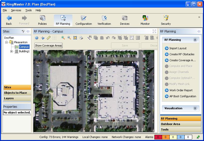 Mesh and Outdoor Planning 3. Begin by importing a file for use in creating an Outside Area. As an example of Mesh planning, the window below shows an imported.