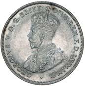 465* George V, 1927. Nearly uncirculated. 475* George V, 1928. Extremely fine. 466 George V, 1927.