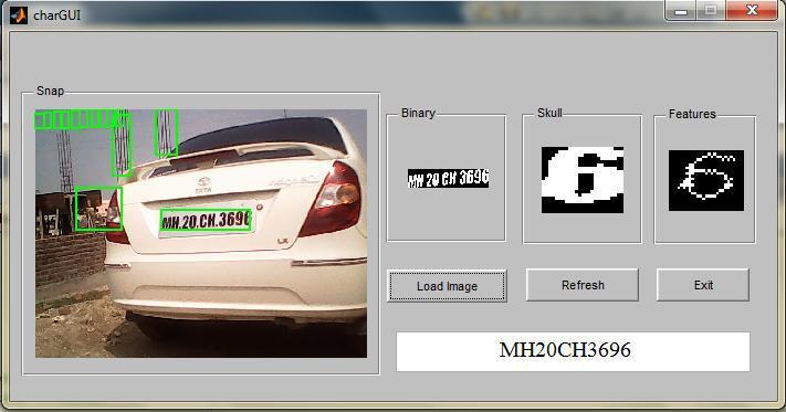 D.2 Character Recognition The final step of the license plate recognition system is character recognition.