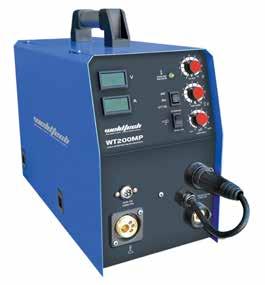 WT200MP 200A - INVERTER MULTI-PROCESS WELDER Cutting edge IGBT Inverter Technology with MIG, TIG and ARC processes available. Produces professional results on workshop or on-site projects!