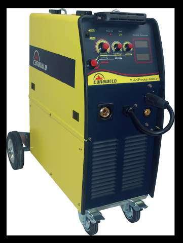 MULTIPROCESS Medium Industrial Heavy Industrial MULTIPROCESS 4001C Canaweld s multiprocess machines offer premium quality welding procedure, MIG/MAG, Flux cored, Stick and TIG with Lift mode and