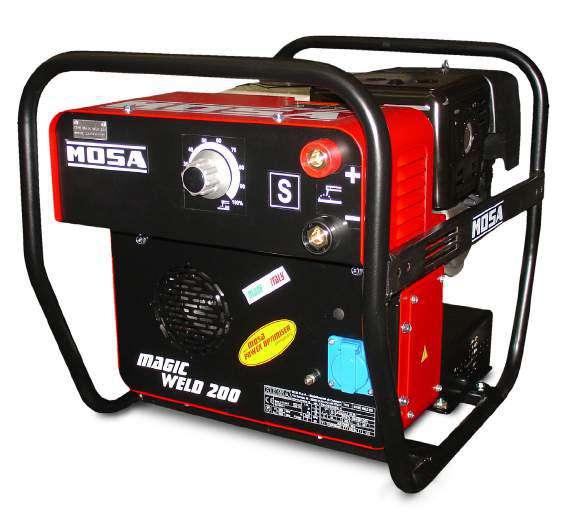 ENGINE DRIVEN MAGIC Welding Machine 200A FEATURES DC arc welding machine Honda Engine for reliable power GX270 Welding with any type of electrode including cellulostic electrodes High-frequency