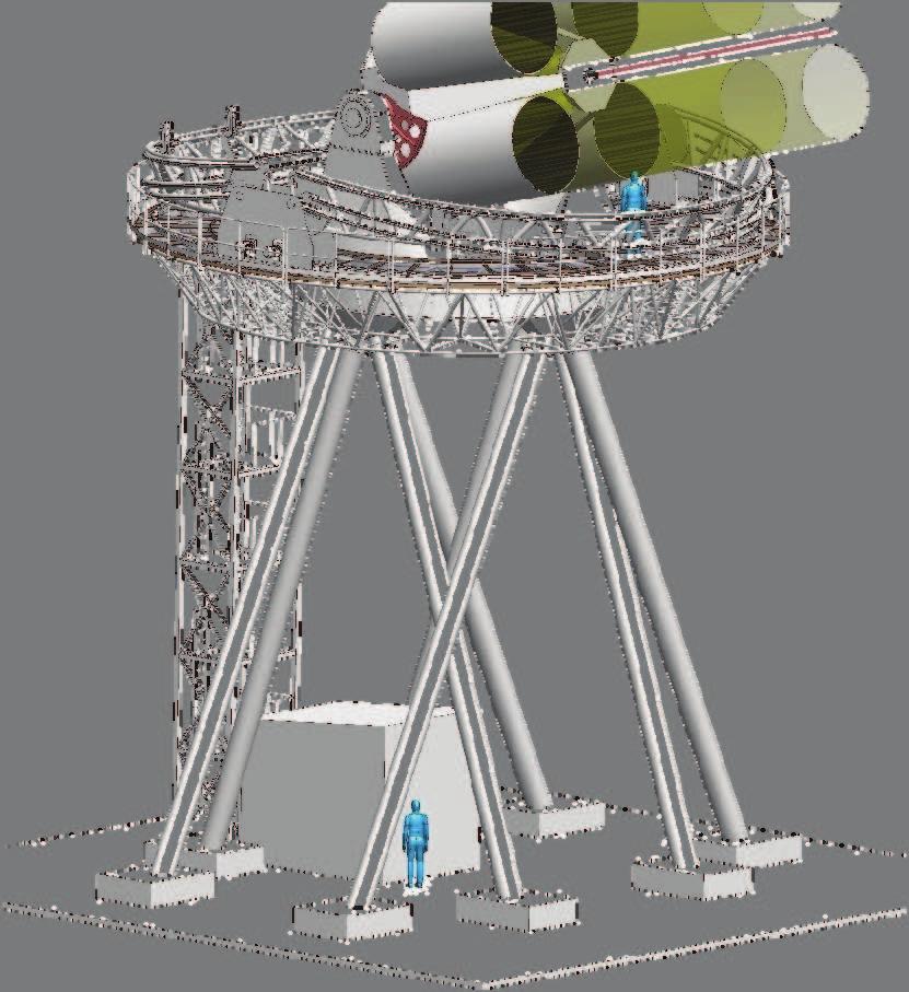 7 of 11 Figure 3-5: Large aperture OGA: realization via multi-mirror telescope example: effective diameter 4m Engineering