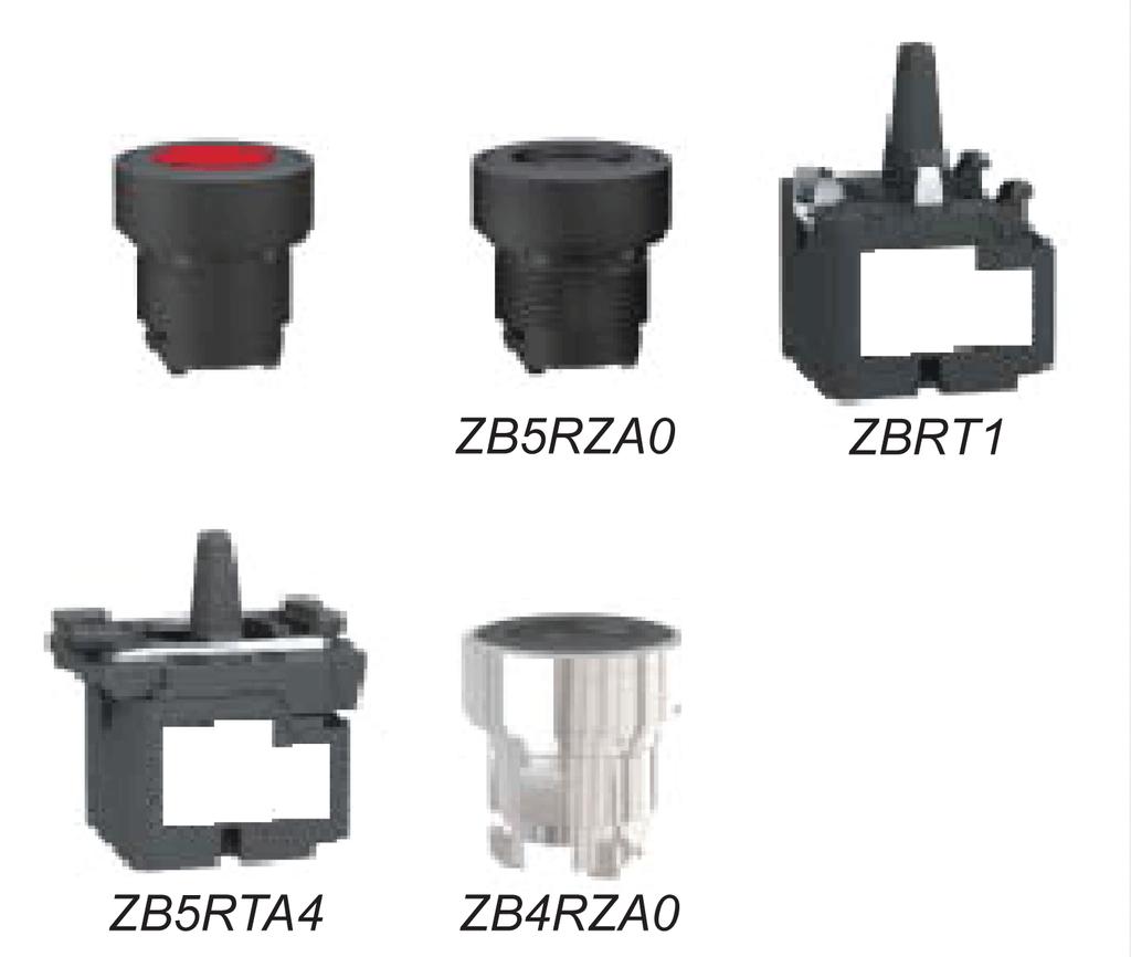 Presentation of XB5R Components Transmitters The following table describes the transmitter characteristics.