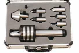 Live Centers TURNING High Speed Medium Duty CNC Interchangeable Live Center Set The live center has a combination of double row angular contact ball bearing IJK bearing from Japan, P class thrust