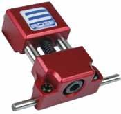 The stop pin is also adjustable side-to-side to allow for cutter clearance The stop pin is positioned completely below the top surface of vise jaw to allow for cutter clearance Body made