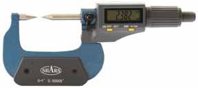 Blade Micrometer Blade penetration=0." Blade thickness=0.0" Blade width=0." Perfcet for fast and accurate measurement of narrow grooves,slots and keyways.