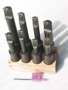 C- carbide for steel and alloy steel Sets are furnished in fitted stand C- carbide for cast iron and nonferrous metals Designed so that the