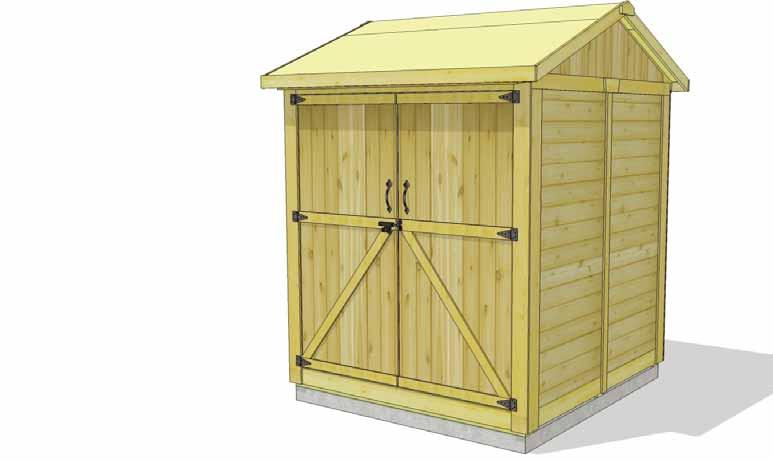 Congratulations on assembling your 6x6 Maximizer Storage Shed! Note; Our Sheds are shipped as an unfinished product.