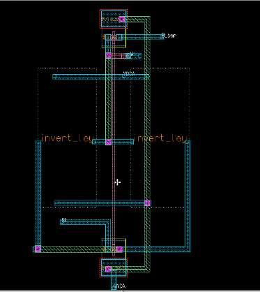 layout is designed for that circuit and implemented and its PEX and LVS results waves had been observed.