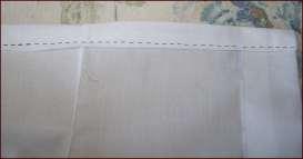 3) Sew shirt backs and sleeves together 4) Along top ends, turn under ¼ and press