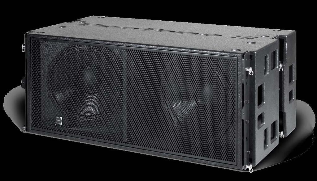 It may also be used together with other acoustic systems. (Hybrid enclosure).