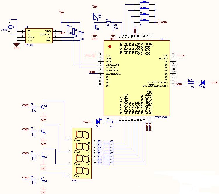 Noise ejection Design Notes Any noise flow into the oscillator circuit will have an influence on the accuracy of the timer circuit, so some necessary precautions must be taken when designing the PCB