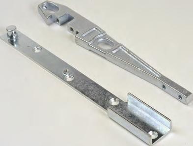 transom header bar of the door. It provides controlled closing of a single or double action, aluminium door or doors.