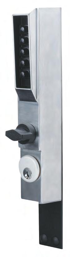 access control 3000 Series Simplex Digital Lock Designed for narrow stile aluminium doors In or out swing doors Key override, lockout and passage features Requires factory handed drive mechanism