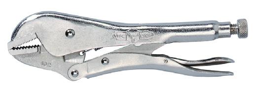 LOCKING PLIERS Series 927: High Grade alloy steel scientifically hardened & tempered. Nickel plated finish.