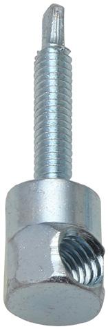 The Hang-TITE screws made for steel and wood applications are also available in a side mount style. Socket driver tools are available for easy installation using a screw gun or hammer drill.