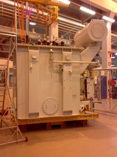 Oil filled step-down/up transformers 2 x Subsea