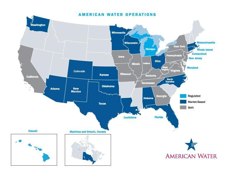Where We Are Operate in over 30 states 370 individual water systems 80 surface water treatment