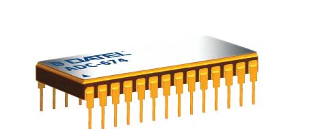 The ADC-674 completes a 12-bit conversion in 8 microseconds. Four user selectable input ranges are provided: 0 to +10V, 0 to +20V, +/-5V, and +/-10V dc.