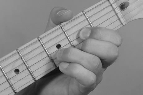 Left Hand Placement: Hold the neck of your guitar firm enough to form the chords, but not too tight.