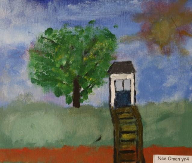 Year 4 were also inspired by David Hockney, who uses