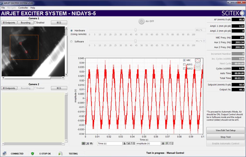 Software Features PID auto tuning Blade vibration characteristics are different.