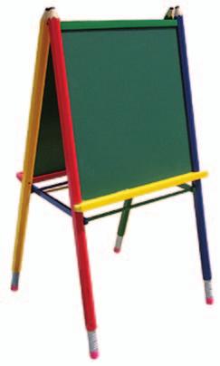 The pencil bookshelf makes a great organizer in a school or day-care setting and is perfect for any children s room or play area.
