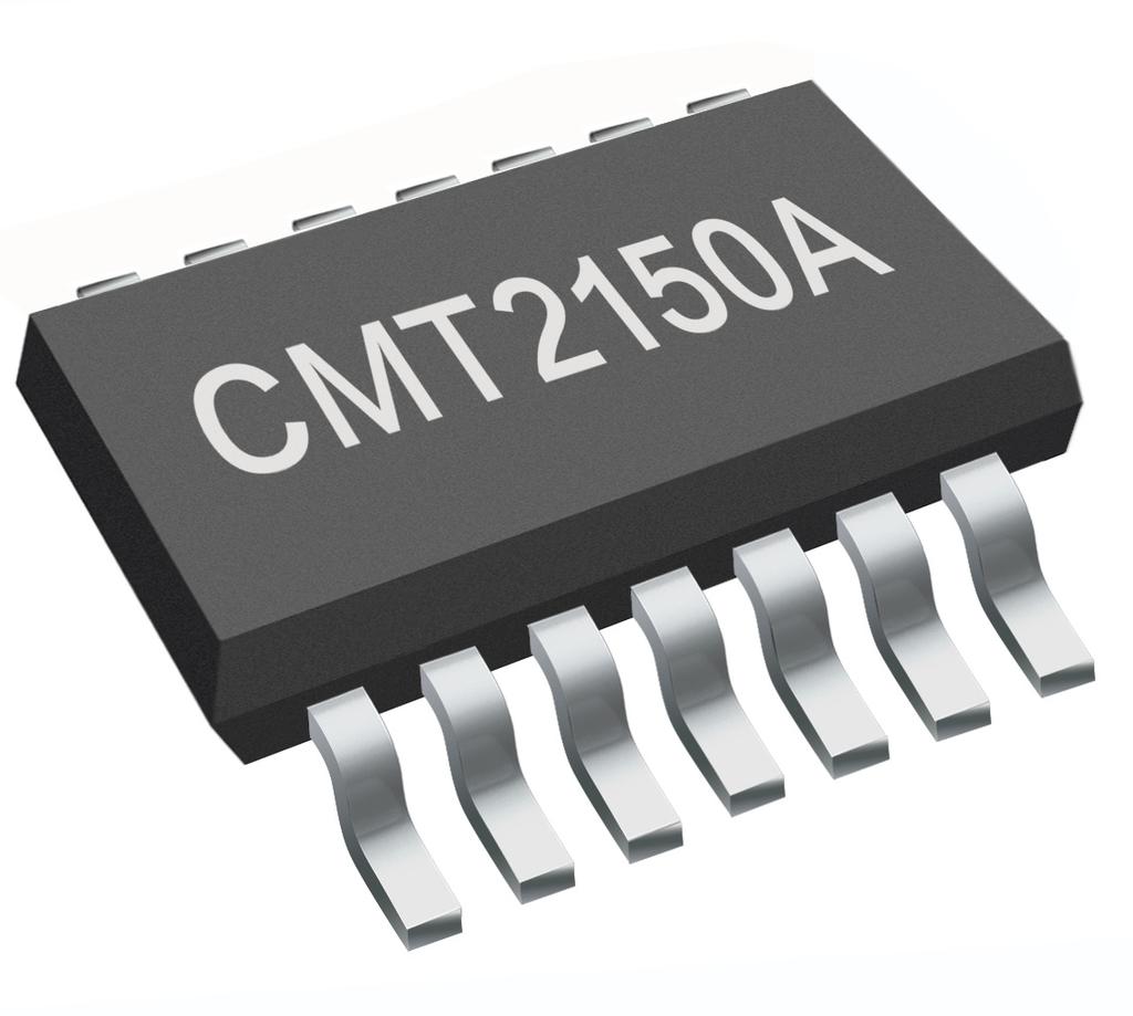 CMT250A 20 80 MHz OOK Stand-Alone Transmitter with Encoder Features Embedded EEPROM Very Easy Development with RFPDK All Features Programmable Frequency Range: 20 to 80 MHz Symbol Rate: 0.