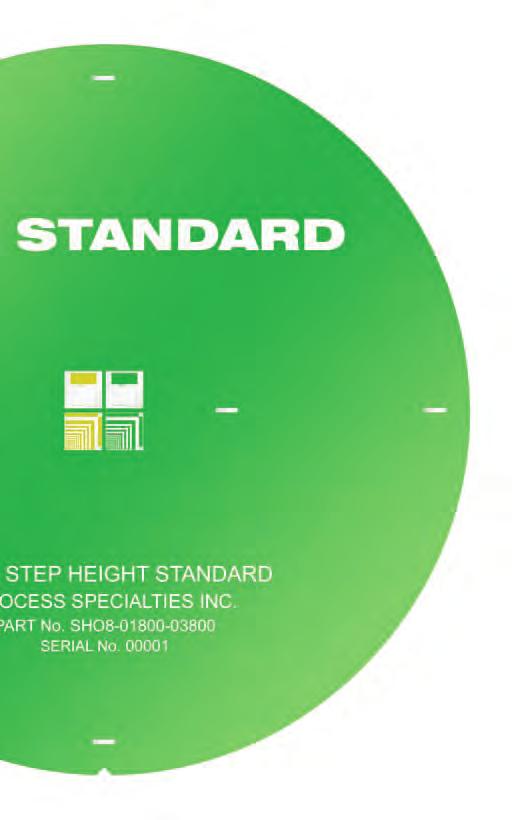 The Dual Step Height Standards are not only NIST traceable they are a leap forward in calibration standard technology.