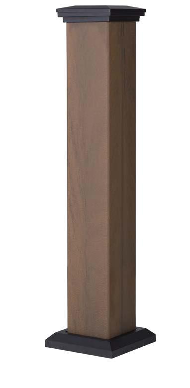 Balusters 1 1 /2 x 3 1 /2 x 96" 5" x 5" x 120" Fully capped post