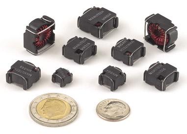 MN564 Inductors, Surface Mount 10 µh @ 7 Amps to 100 µh @ 0.92 Amp. Toroidal inductors with minimum EMI. Economy construction. Other values available.