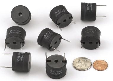 Power Inductors MN473 Manutech L @ DC DC Saturation Part 1 KHz Res. Current Current Number (μh) (Max) (Amps) (Amps) MN473-1.0 1.0 0.003 21.0 116.0 MN473-1.2 1.2 0.003 21.0 116.0 MN473-1.5 1.5 0.