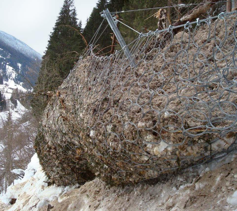 DEBRIS FLOW & SHALLOW LANDSLIDE BARRIERS Debris flows are highly mobile flows of mixed material and are triggered by the rapid buildup of water within the slope, saturating the ground.