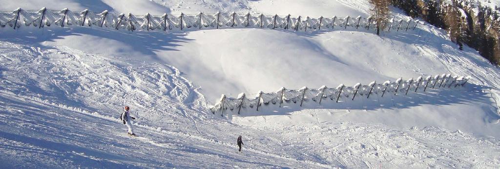 SNOW FENCES & AVALANCHE PROTECTION Maccaferri s snow nets significantly reduce the threat of avalanches to infrastructure and winter sports resorts.