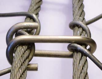HR Grips are technically superior to traditional rope grips and are used to connect the interwoven cables