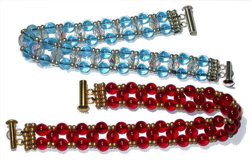 Clasp Start Accent Bead Bracelets Super quick to loom and oh so gift-able!