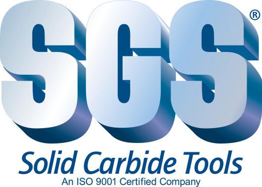 SGS Carbide Tool (UK) Ltd 10 Ashville Way Wokingham Berkshire RG41 2PL Tel: 01189 795200 Fax: 01189 795292 www.sgstool.
