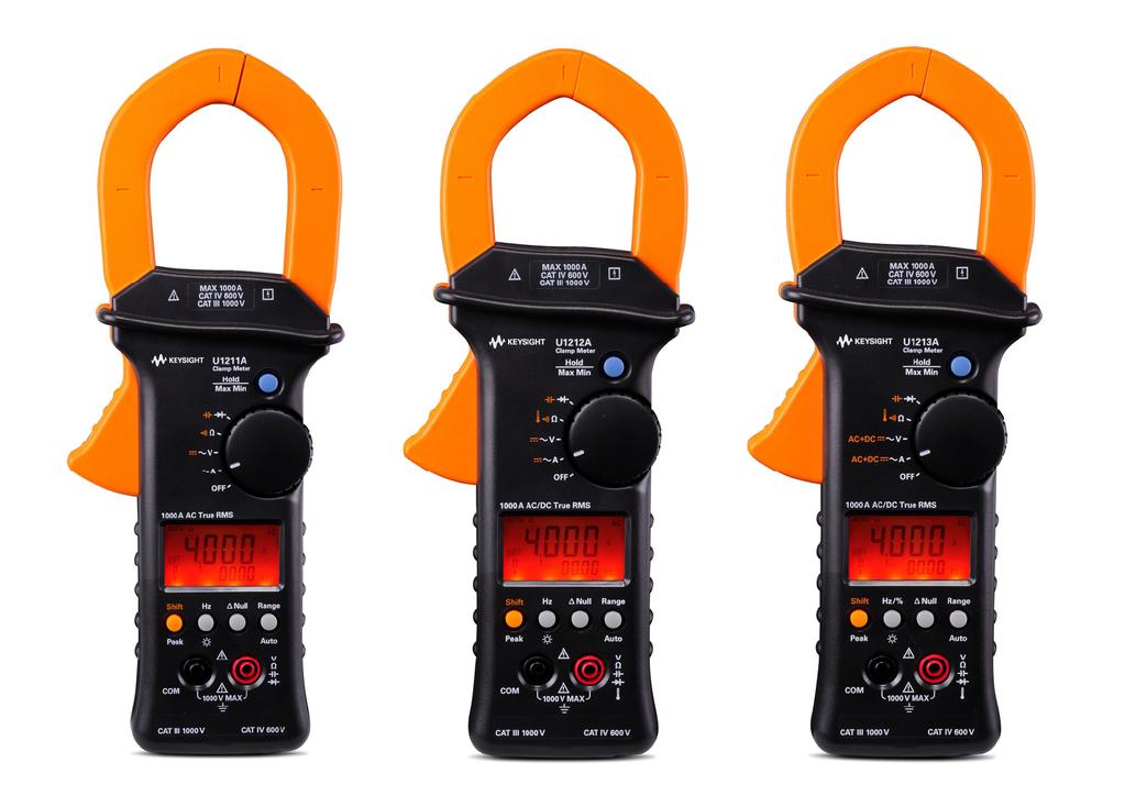 1 Getting Started Introduction The Keysight U1211A, U1212A, and U1213A Clamp Meters are true RMS handheld clamp meters that enables you to measure harmonic currents accurately.