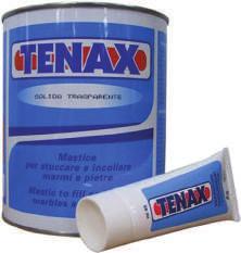 TENAX CHEMICAL PRODUCTS - GLUING & FILLING CHEMICAL PRODUCTS TENAX Details: Transparent polyester resin adhesive paste used for gluing and repairing stone.
