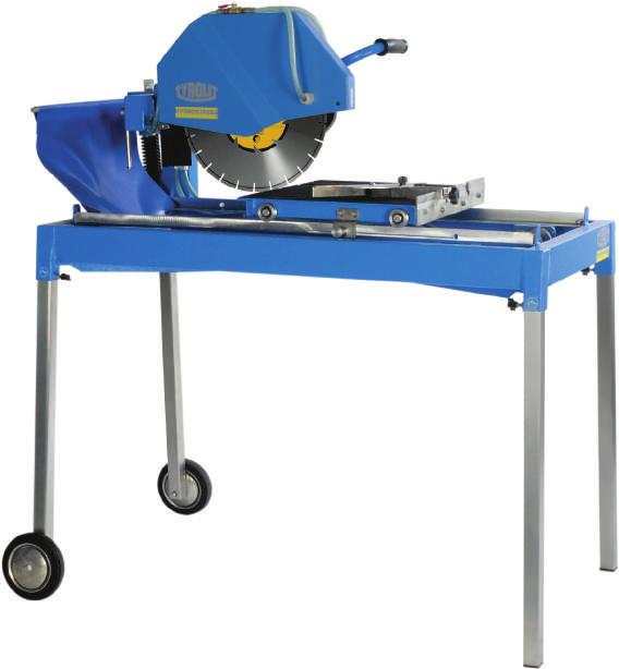 MACHINERY TABLE SAW MASONRY SAW TBE350 Cutting depth up to 110mm Details: - Uncompromising price/performance ratio. - Clean cutting due to a solid nonslip table.