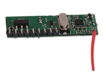 Plug-in daughterboards enable the receiver to be used with most brands of fixed frequency transmitters, eliminating the need to replace equipment in retrofit applications.
