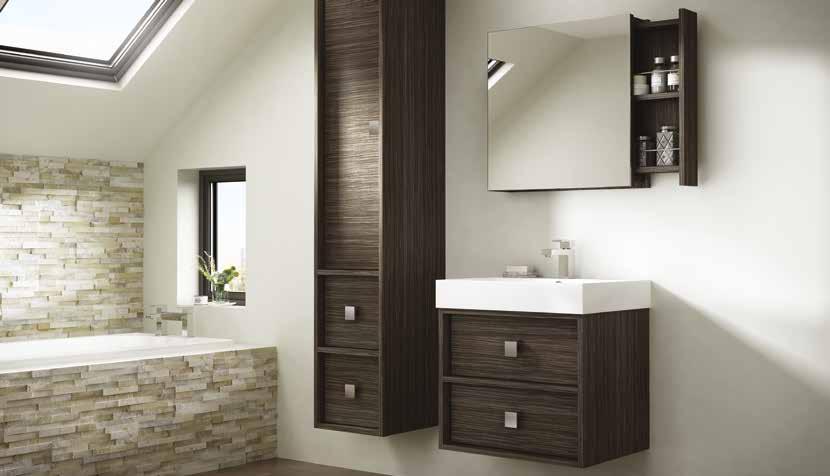 iflo TERAMO Introducing stylish designs to wall hung furniture, Teramo brings clever concealed storage benefits.