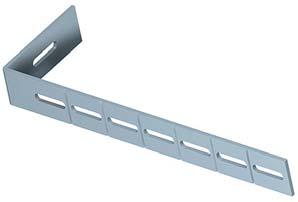 295 Mounting bracket for 60 x 30 mm column Area of application: Wall mounting of 60 x 30 mm columns Version: With snap-off points for shortening length of bracket Safety lock